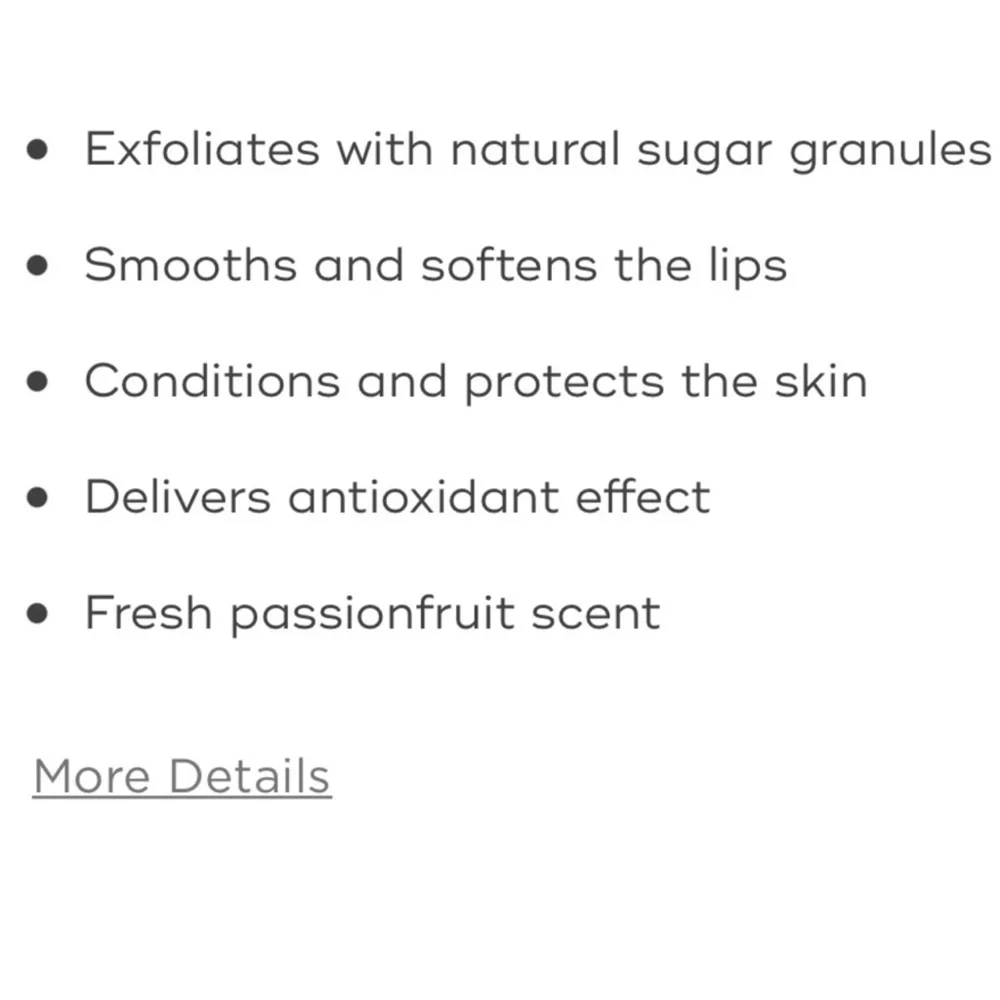 Aceology passionfruit refining lip scrub new and sealed June sale
